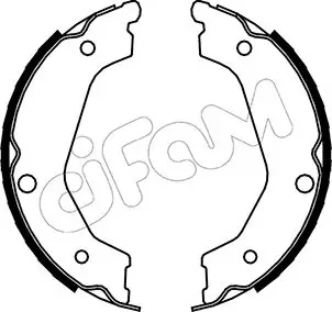 KIA Комплект барабанних колодок SORENTO I (JC) 2.5 CRDi 06-11 CIFAM 153-227