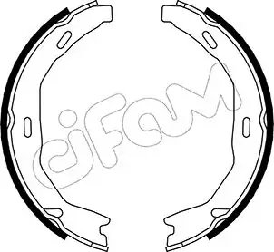 Гальмівні колодки CIFAM 153-245