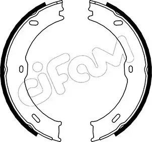 Тормозные колодки CIFAM 153-246