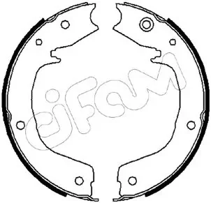 MITSUBISHI Комплект барабанних колодок PAJERO II (V3_W) 3.2 DiD 4WD 05-07 CIFAM 153-267
