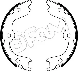 NISSAN Комплект барабанних колодок TEANA I (J31) 2.0 04-08, INFINITI QX50 I 37 AWD 15- CIFAM 153-294