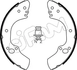Тормозные колодки CIFAM 153-312