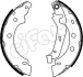 NISSAN Комплект барабанних колодок KUBISTAR Фургон (X76) 1.2 16V 06-, RENAULT KANGOO (KC0/1_) 1.6 16V bivalent 05- CIFAM 153-355 (фото 1)