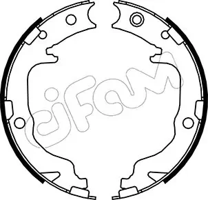 JEEP Комплект барабанних колодок COMPASS (MK49) 2.0 11-, CITROEN C4 AIRCROSS 1.6 12- CIFAM 153-362