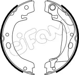 TOYOTA Комплект барабанних колодок COROLLA (_E12_) 1.4 VVT-i (ZZE120_, ZZE120R) 01-07 CIFAM 153-446