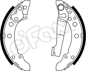 Тормозные колодки CIFAM 153-465