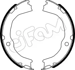 Гальмівні колодки, барабанні Cifam 153-485