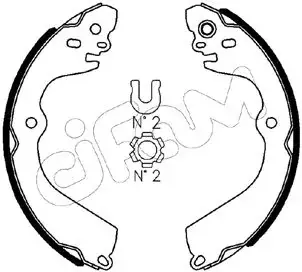 Тормозные колодки CIFAM 153-610