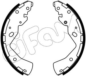 NISSAN гальмівні колодки (барабан) задн NAVARA 2.3, 2.5 dCi 15-, RENAULT Cifam 153-668