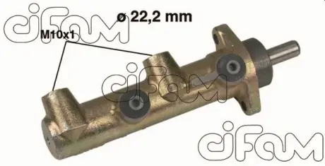 CITROEN головний гальмівний циліндр JUMPER 1.9D 22.22 ABS CIFAM 202-238
