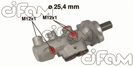 FORD головний гальмівний циліндр GALAXY 95-06, SEAT ALHAMBRA 96-10, VW SHARAN 97-10 CIFAM 202-607