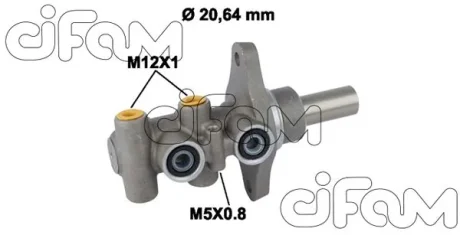 JEEP Главный тормозной цилиндр COMPASS 06-, DODGE CALIBER 06- CIFAM 202-810