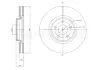 FORD гальмівний диск S-MAX 2.0TDCI 15- CIFAM 800-1830C (фото 1)