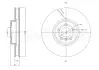 BMW Гальмівний диск передній правий 3 (G20, G80, G28) 18-, X3 (G01, F97) sDrive 18 d 18-20 CIFAM 800-1868C (фото 1)