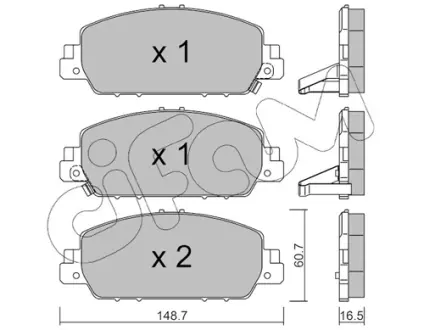 Тормозные колодки CIFAM 822-1083-0