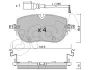 VW Комплект гальмівних колодок передні ID.4 (E21) Performance 20-, AUDI Q4 Sportback (F4N) 35 e-tron 21-, CUPRA BORN (K11) 45 21- CIFAM 822-1319-0 (фото 1)