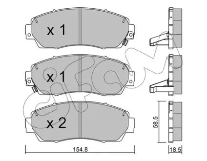 Тормозные колодки CIFAM 822-903-0