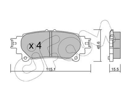 Тормозные колодки CIFAM 822-939-0