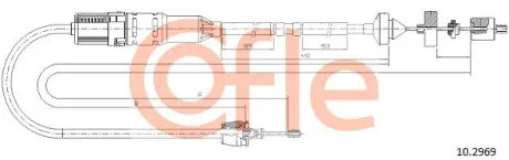 Трос зчеплення COFLE 10.2969
