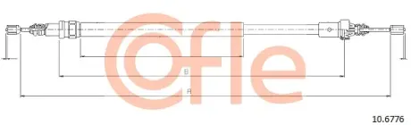 Трос ручника COFLE 10.6776