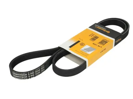 Поліклиновий ремінь CHEVROLET CRUZE OPEL ASTRA J, ASTRA J GTC, CORSA D, CORSA D/HATCHBACK, CORSA E, CORSA E/HATCHBACK, MERIVA B 1.2-1.4LPG 09.09- Contitech 5PK1334