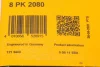 Ремінь генератора Vario OM904 (+AC) Contitech 8PK2080 (фото 5)