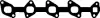 Прокладка колектора випускного Opel Astra G/Omega B/Vectra C 2.0-2.2 DTI 97-05 CORTECO 026635P (фото 1)
