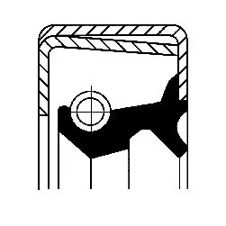 Ущільнення двигуна (50x68x8,5) TOYOTA HIACE IV, HILUX IV, HILUX V, HILUX VI 1.8-2.7 08.83-08.06 CORTECO 19017041B