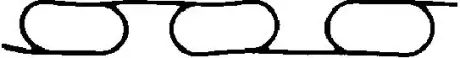 Прокладка колектора впускного BMW 3 (E36)/5 (E39)/7 (E38) M52/S52 2.0-3.2i 90-02 CORTECO 450569H