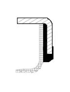 OPEL Сальник колінчатого валу 248*266*45 ASTRA K (B16) 1.2 Turbo (68) 19-22 CORTECO 49120970