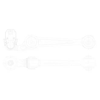 Фото - важіль передній Mazda 6 02-07 Ford Fusion 02-12 CTR CQ0667 Важіль передній Mazda 6 02-07 Ford Fusion 02-12 CTR CQ0667