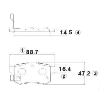 Тормозные колодки CTR GK0325