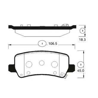 Колодки гальм Hyundai Grandeur HG 3.0 R 12- задн. OLD CKKH-48 CTR GK0502