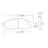Колодки гальм Nissan Navara OLD CKN-11 CTR GK0726 (фото 1)