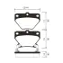 Тормозные колодки CTR GK1056 (фото 1)