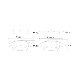 Колодки гальм диск. Audi, Seat, Skoda, VW передн. OLD CKVW-7 CTR GK1234