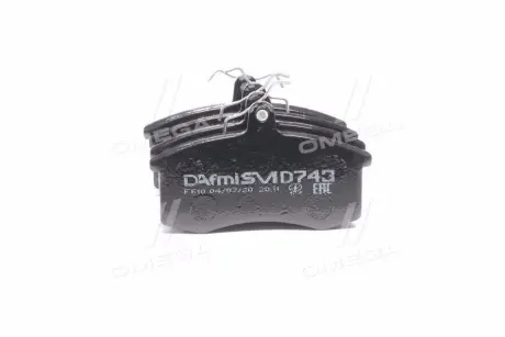 Тормозные колодки DAFMI / INTELLI D743SM