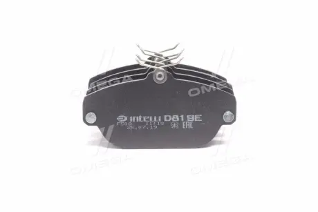 Тормозные колодки DAFMI / INTELLI D819E