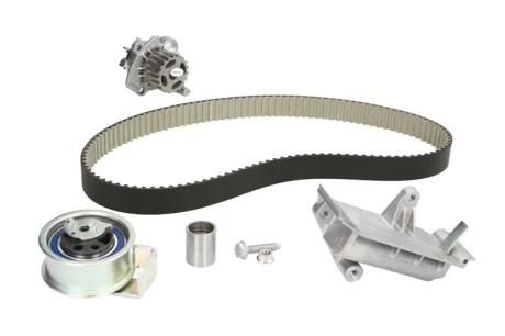 К-кт ГРМ (2шт ролика+ 1шт. натяж. + 1шт. ремінь + помпа +кріплення) AUDI 1.9TDI Dayco KTBWP4153