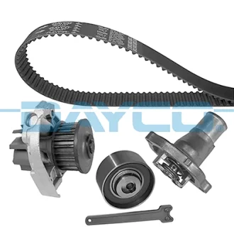 Фото 1 - роликовий модуль натягувача ременя (ролик, ремінь, помпа) DAYCO KTBWP4662T1 Роликовий модуль натягувача ременя (ролик, ремінь, помпа) DAYCO KTBWP4662T1 (фото 1)