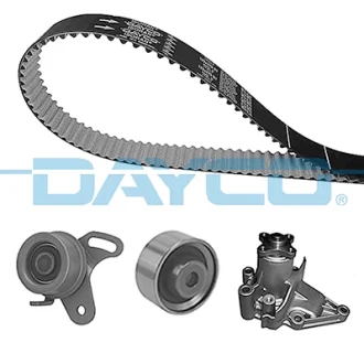 Комплект ГРМ + помпа Hyundai Accent/Elantra/Getz/Kia Rio 1.4/1.5/1.6 95- (22x105z) Dayco KTBWP6000