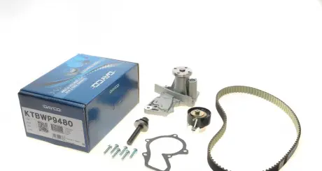 FORD К-т ГРМ з водяним насосом C-MAX II, FOCUS III, MONDEO IV, VOLVO S60 II, V70 III DAYCO KTBWP9480
