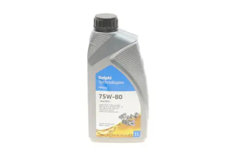 Олива 75W80 Gear Oil 5 (1L) (GL5/MIL-L-2105D/MAN 342 M-2/Volvo 1273.10) Delphi 28344397