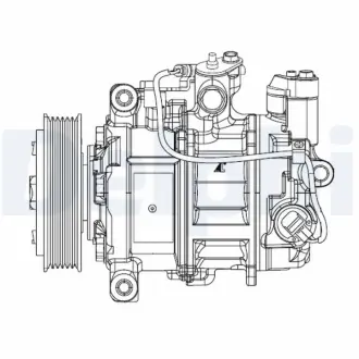 BMW Компресор кондиціонера 1 (F20), 1 (F21), 3 (F30, F80) Delphi CS20504