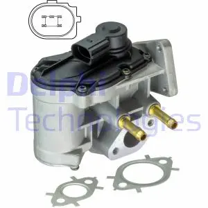 VW клапан EGR Audi A3,Golf V,Passat,Touran,Skoda Octavia II 1.6 03 Delphi EG10411-12B1 (фото 1)