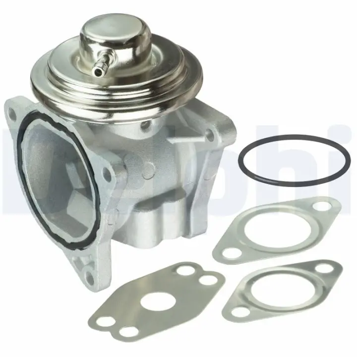 VW Клапан EGR Audi A3, Skoda Fabia I,II, Octavia I,II, Golf IV,V, Passat, Touran 1.9/2.0TDI 00-, Mitsubishi Grandis 2.0d Delphi EG10421-12B1 (фото 1)