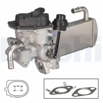 VW клапан EGR T5 2.0TDI 09- Delphi EG10576-12B1