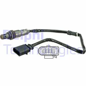 Лямбда-зонд (кількість дротів 4, 500мм) AUDI A3 CHEVROLET EPICA NISSAN X-TRAIL I SEAT ALTEA, ALTEA XL, CORDOBA, IBIZA III, LEON, TOLEDO III SKODA FABIA I, FABIA II, OCTAVIA II 1.2-2.2D 06.01- Delphi ES20678-12B1