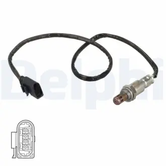 Лямбда-зонд (довжина 750мм) AUDI A1, A1 CITY CARVER, A3 CHEVROLET EPICA KIA SORENTO I MAZDA CX-7 SEAT ARONA, IBIZA V, LEON, LEON SC, LEON ST SKODA KODIAQ I CHPA-LF3(121CUL6) 08.02- Delphi ES21129-12B1