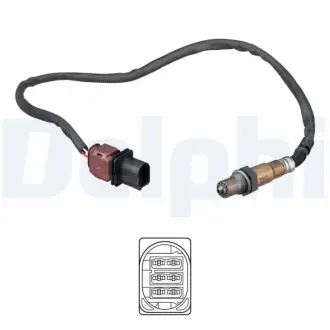 Лямбда-зонд (довжина 650мм) FORD ECOSPORT, FIESTA VII B7JA-YYJG 10.13- Delphi ES21165-12B1